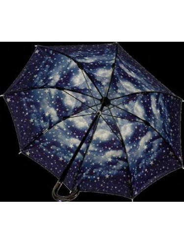 Guy De Jean CT1008 - POLYESTER - NOIR - 1 nuit étoilée Parapluies