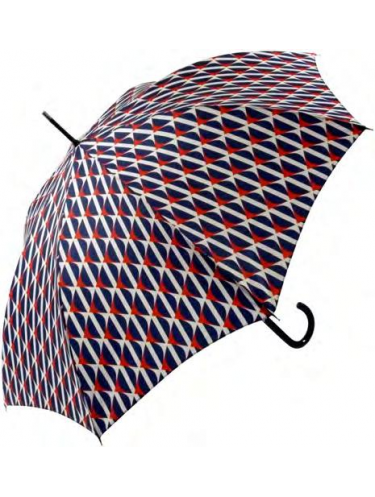 Guy De Jean LPF22 - POLYESTER - BLEU/BLANC/R Le parapluie Français - Graphique Parapluies