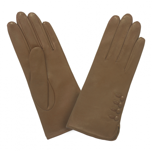Glove Story 21153ST - CUIR D'AGNEAU - CORK/C glove story 4 boutons tactile gants femme Gants