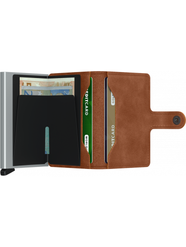 Secrid MV - CUIR DE VACHETTE - COGNAC/S secrid miniwallet vintage porte cartes Porte-cartes