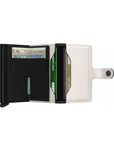 Secrid MM - CUIR DE VACHETTE - CHALK secrid miniwallet porte cartes rfid Porte-cartes