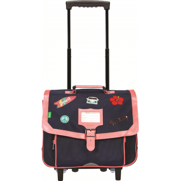 Tann's 421 - PATCHAMY MARINE CartableTrolley 38 cm Scolaire