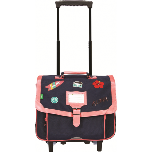 Tann's 421 - POLYESTER/CUIR - PATCHAMY  CartableTrolley 38 cm Scolaire