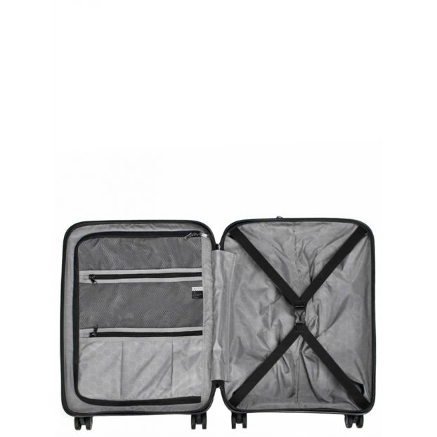 JUMP TO20 - POLYPROPYLÈNE - NOIR Valise 4 roues cabine ultralight Bagages cabine