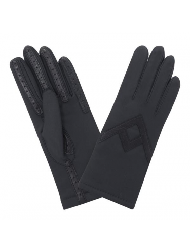 Glove Story 11063TR - ACRYLIQUE CUIR - NOIR gants f Gants
