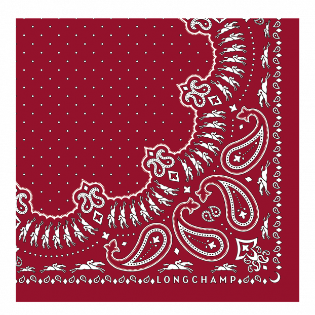 Longchamp 50586/SOIE - SOIE - ROUGE - 545 longchamp foulard le bandana Foulards/Etoles