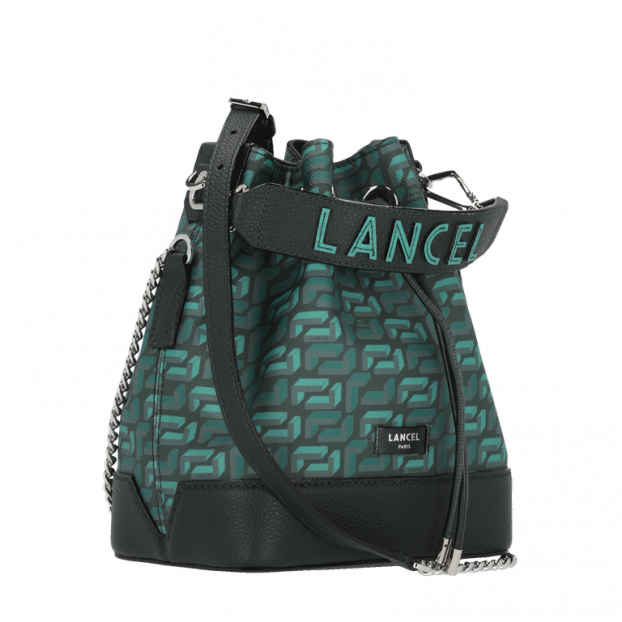 Lancel A11856 - POLYRETHANE/CUIR - MCO  lancelgram seau ninon s Sac porté travers