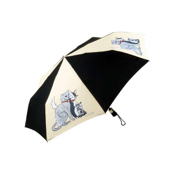 Guy De Jean 3405 - POLYESTER - LES MINOUS -  guy de jean-les graphiques-parpluie pliant auto Parapluies