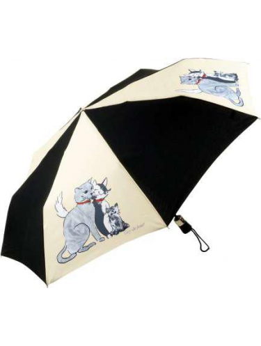Guy De Jean 3405 - POLYESTER - LES MINOUS -  guy de jean-les graphiques-parpluie pliant auto Parapluies
