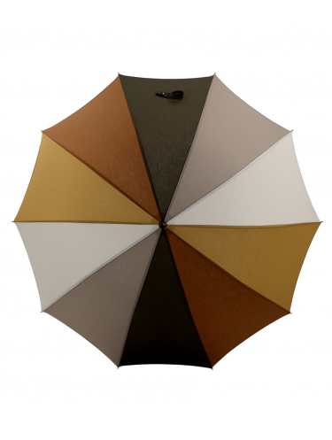Maison Pierre Vaux 5768 - POLYESTER - VERT MULTI -  vaux-tranches-parapluie canne femme Parapluies