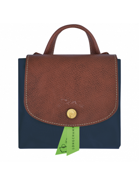 Longchamp 1699/089 - NYLON ET CUIR - MARIN Longchamp-Pliage Original-sac a dos rabat Sacs à mains