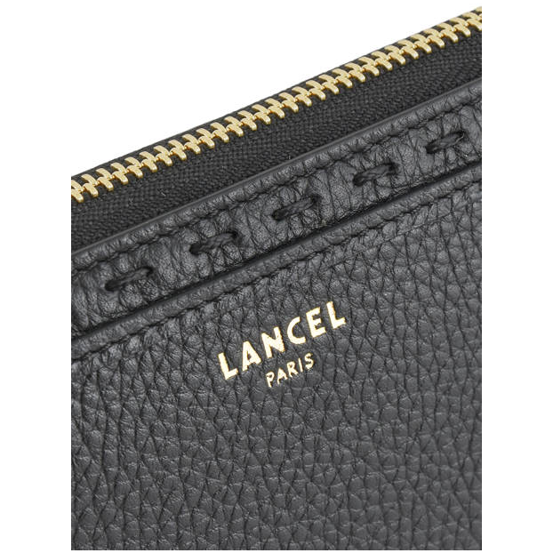 Lancel A10111 - CUIR DE VACHETTE - NOIR Premier Flirt de Lancel - Portefeuille long zippé Portefeuilles