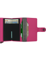 Secrid MYP - ALUMINIUM/CUIR - FUCHSIA secrid miniwallet porte carte rfid Porte-cartes