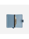 Secrid MYP - ALUMINIUM/CUIR - SKY BLUE secrid miniwallet porte carte rfid Porte-cartes