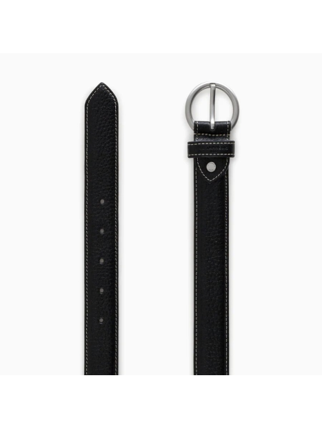 Le Tanneur TXE8R31 - CUIR DE VACHETTE - NOI le tanneur ceinture femme reversible 30mm Ceintures