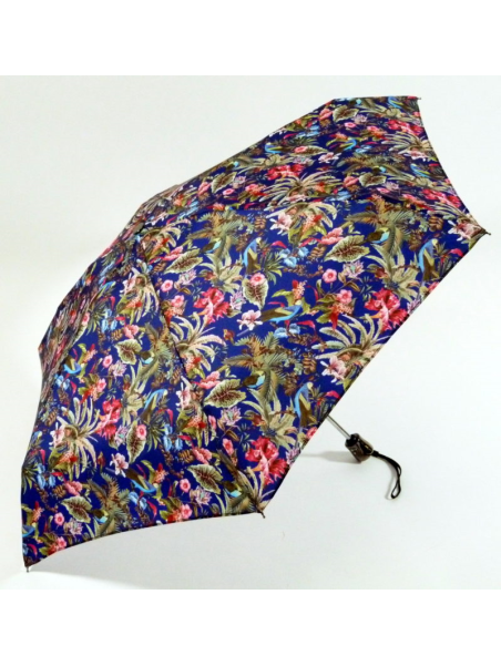 Guy De Jean 3028 - POLYESTER - FLEUR BLEU -  guy de jean- micro-parapluie mini imprimé Parapluies
