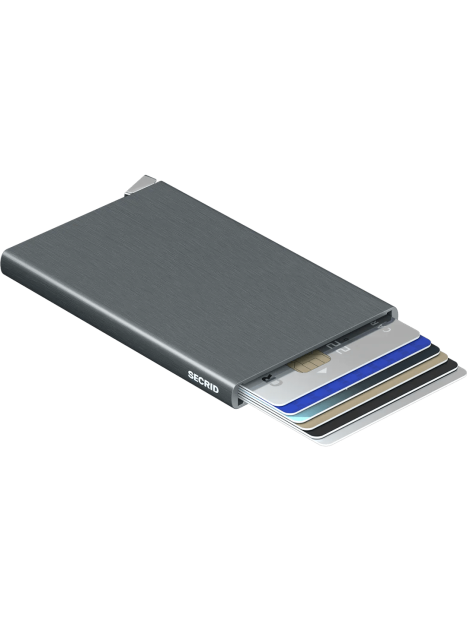 Secrid CFR - ALUMINIUM - TITANIUM secrid card protector- etui cartes Porte-cartes