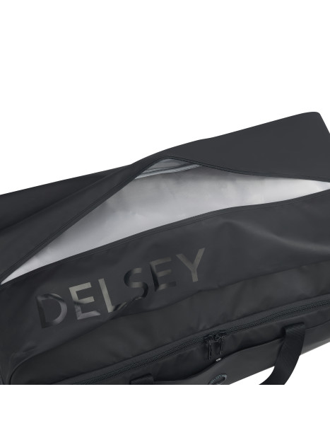 Delsey 3223249 - POLYURÉTHANE - NOIR delsey-egoa-sac de voyage trolley 76cm Sac de voyage à roulettes