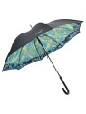 Maison Pierre Vaux L427 - POLYAMIDE - PAISLEY - 01 lancel-paisley doublé-parapluie canne auto Parapluies
