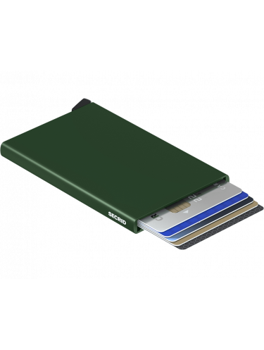 Secrid C - ALUMINIUM - GREEN secrid card protector porte-cartes Porte-cartes