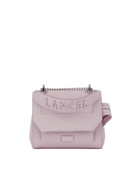 Lancel A09221 - CUIR DE VACHETTE - ROSE lancel-ninon-sac à rabat s Sac porté travers