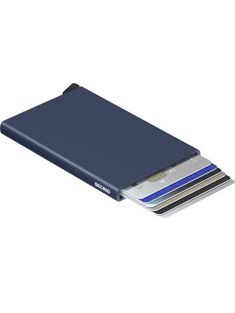 Secrid C - ALUMINIUM - NAVY secrid card protector porte-cartes Porte-cartes