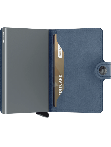Secrid M - CUIR DE VACHETTE - ICE BLUE secrid miniwallet original porte cartes Porte-cartes