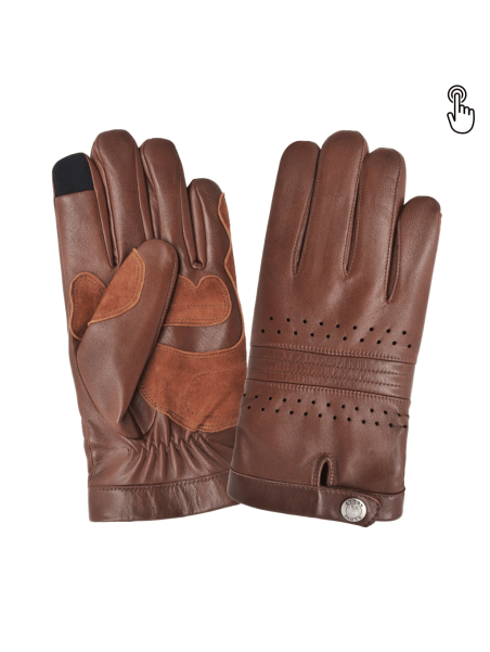 Glove Story 60015M - CUIR D'AGNEAU - CORK -  glove story-ganst cuir vélo-gants homme Gants