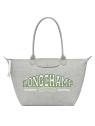 Longchamp 1899/HEA - COTON - GRIS - 112 longchamp-le pliage université-porté épaule shopping