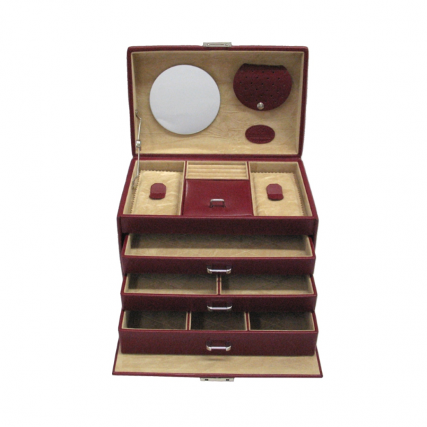 Steinmann 3671 - POLYURÉTHANE - ROUGE FONC steinmann coffret bijoux 3 tiroirs Coffrets à bijoux