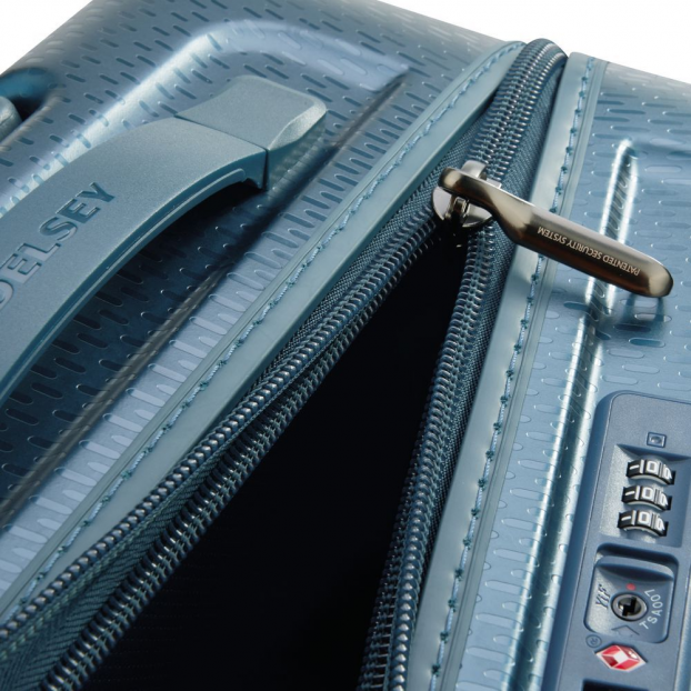 Delsey 1621810 - POLYCARBONATE - BLEU N TURENNE - La plus légère des valises rigides ! Valises